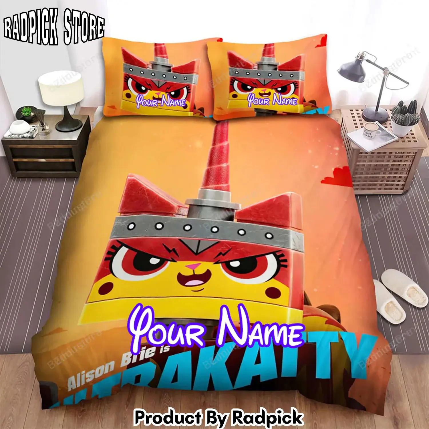 Radpick the lego movie 2 the second part ultrakatty poster bed sheets duvet cover personalized name bedding sets rp3271132